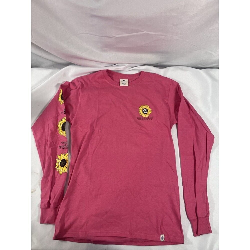 Simply Southern Womens Don't Let Anyone Dull 100% Cotton LS Tshirt Small NWOT